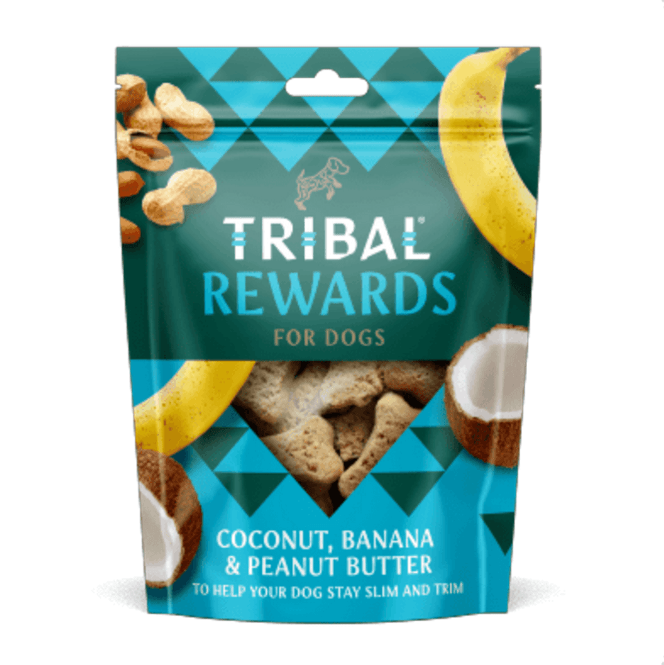 Tribal Dog Treats Coconut Banana Peanut Butter 130g Country Life Pet Supplies